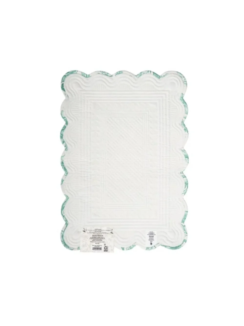 The Pioneer Woman Home Green Kitchen Linens Agatha Quilted Floral Placemats